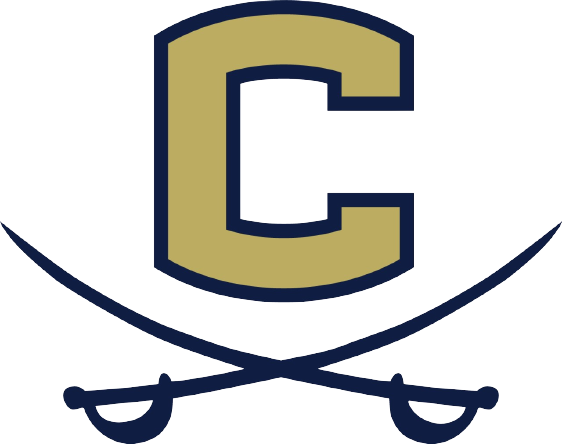 A large gold letter 