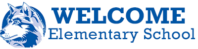 Logo with a blue and white husky head on the left, next to the text 